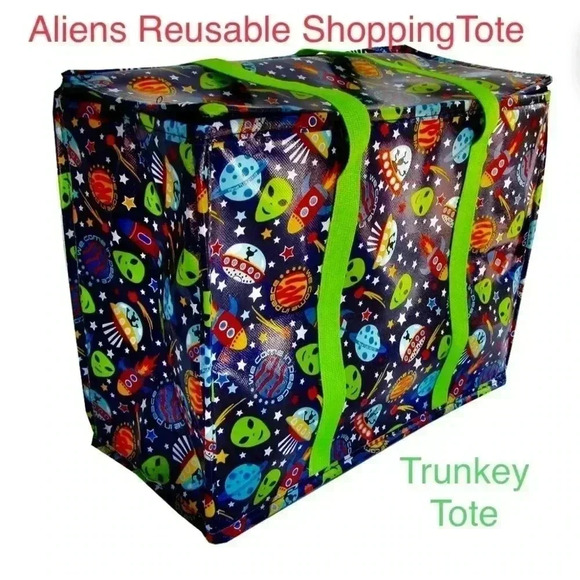 🆕 Happy Shopper Insulated Tote
ALIENS We Come in Peace Happy Shopper - Picture 1 of 6